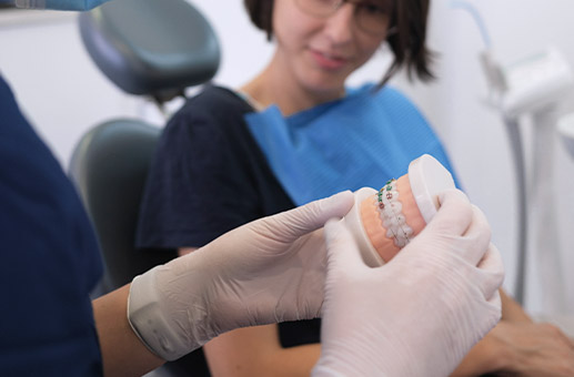 vera clinica dental ortodoncia con brackets en madrid